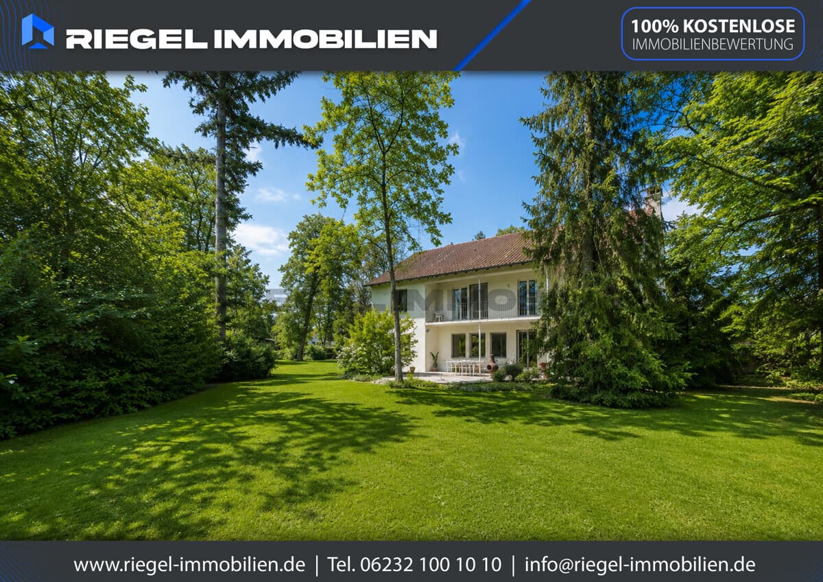 Außergewöhnliche Rarität, 3.885 m² gr. Grundstück, Villa & Bungalow & Bauplatz, Germersheim