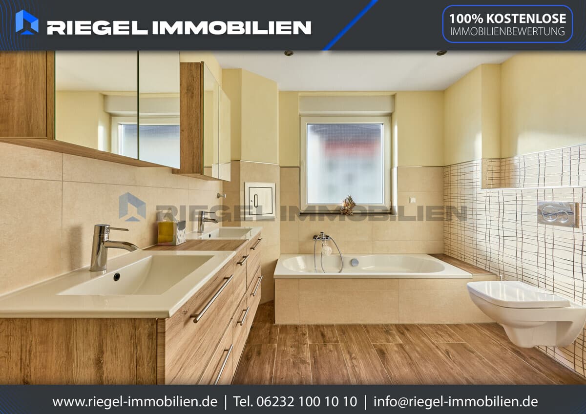 Stilvolle DHH mit Luft-Wärmepumpe, 6 Zimmer, 3 Bäder, Terrasse und Garten, Schifferstadt