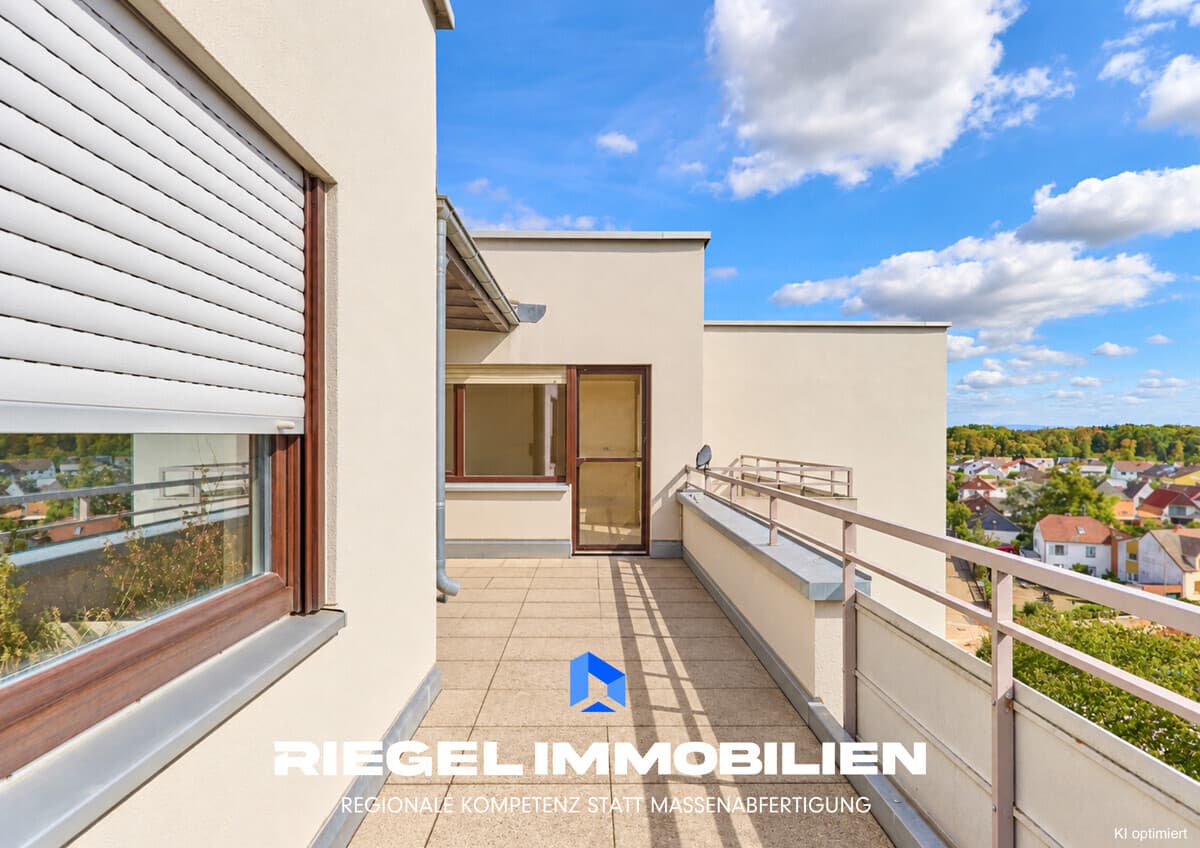 Sie hier! Wir auch ? Großzügiges Penthouse mit 2 Balkonen, Weitblick & Garage, Neuhofen